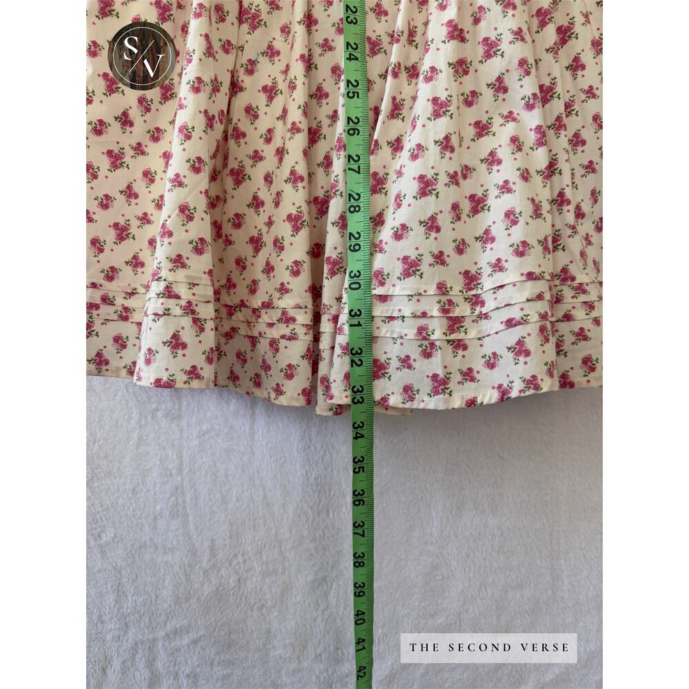 A Row Floral Mini Dot Dress Size Large Coquette Mini Dress Size Large - Picture 8 of 11